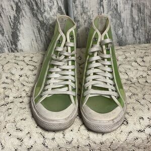 Green High-Top Sneakers